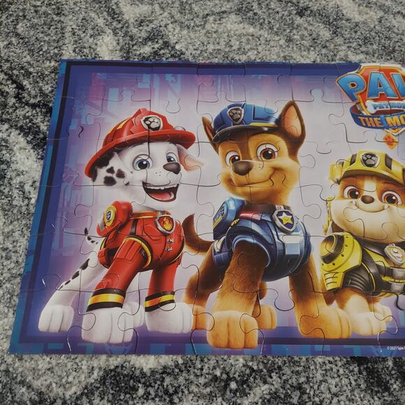 Paw patrol movie puzzle chase Rubble Marshall Pups - Picture 5 of 6